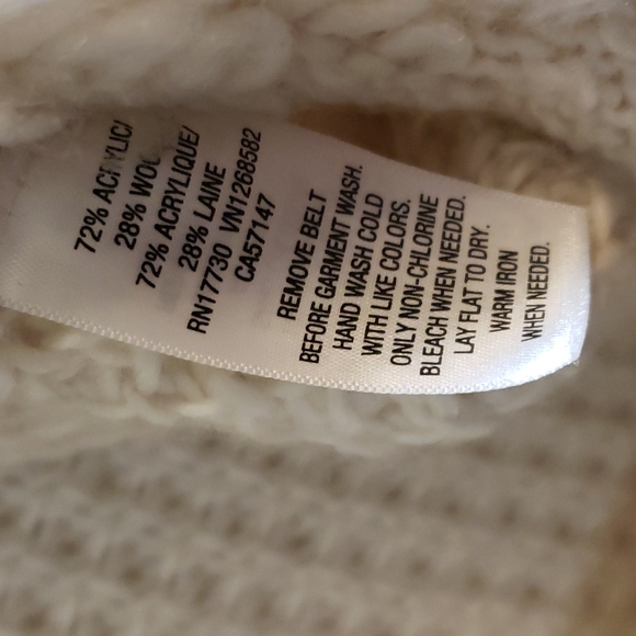 4/20 Labworks Women’s Open Front Knitted Cardigan Sweater Shall Collar Small - Picture 5 of 8